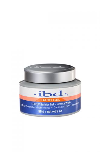 IBD Hard Gel LED/UV Builder Gel Intense White  2 oz - #11342 - Premier Nail Supply 