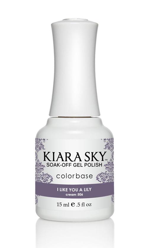 Kiara Sky Gelcolor -  I Like You A Lily 0.5 oz - #G506 - Premier Nail Supply 