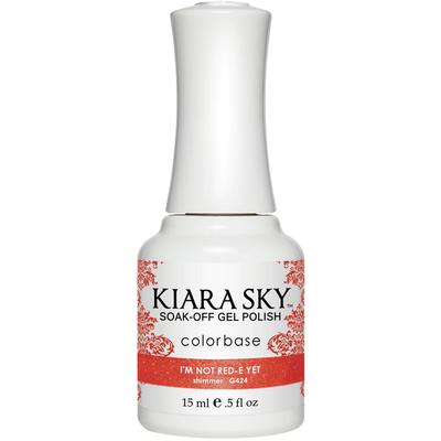 Kiara Sky Gelcolor - I'm Not Red-E Yet 0.5 oz - #G424 - Premier Nail Supply 