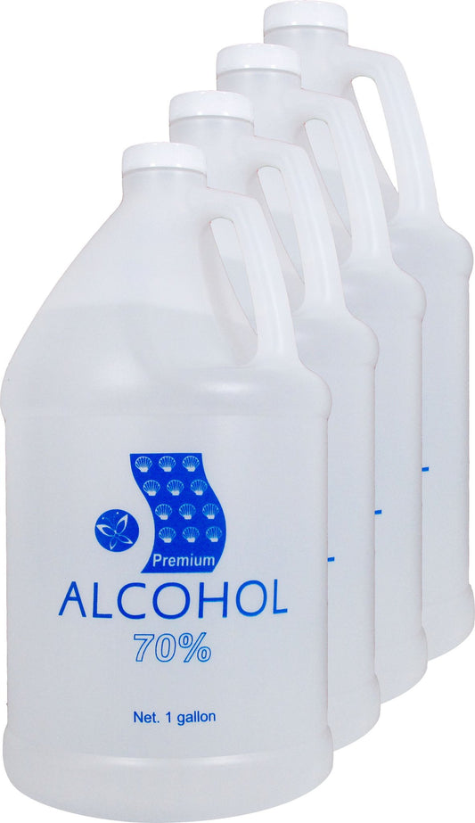 Isopropyl Alcohol 70% Rubbing (Case/ 4 Gallon) - Premier Nail Supply 