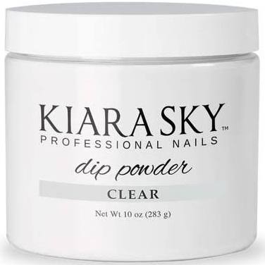 Kiara Sky Dip Powder - Clear 10oz - Premier Nail Supply 