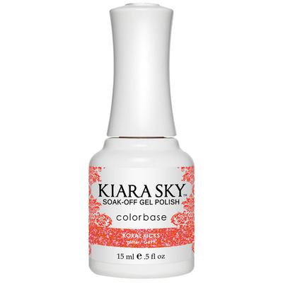 Kiara Sky Gelcolor - Koral Kicks 0.5 oz - #G499 - Premier Nail Supply 