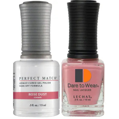 LeChat Perfect Match Gel Polish & Nail Lacquer - Rose Dust 0.5oz - #PMS275 - Premier Nail Supply 