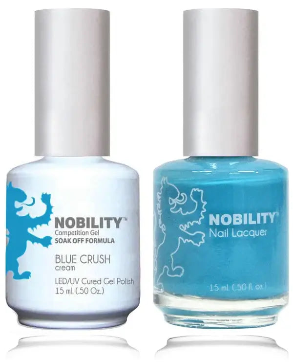 Lechat Nobility Gel Polish & Nail Lacquer - Blue Crush 0.5 oz - #NBCS116 - Premier Nail Supply 