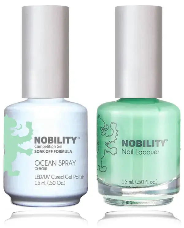 Lechat Nobility Gel Polish & Nail Lacquer - Ocean Spray 0.5 oz - #NBCS118 - Premier Nail Supply 