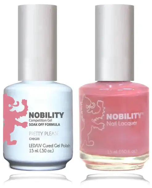Lechat Nobility Gel Polish & Nail Lacquer - Pretty Please 0.5 oz - #NBCS147 - Premier Nail Supply 