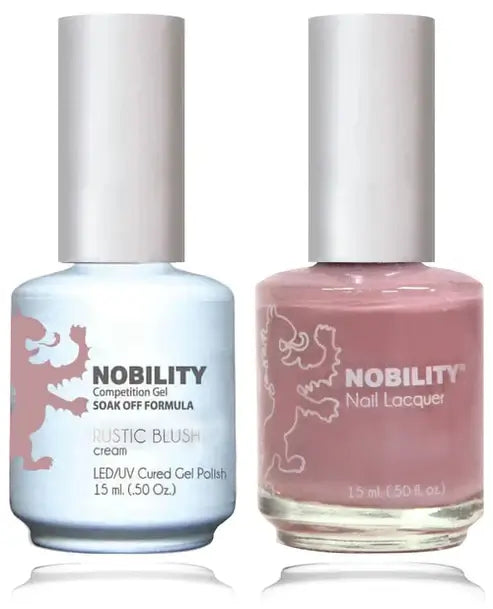 Lechat Nobility Gel Polish & Nail Lacquer - Rustic Blush 0.5 oz - #NBCS143 - Premier Nail Supply 
