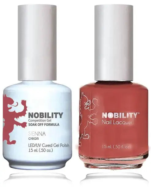 Lechat Nobility Gel Polish & Nail Lacquer - Sienna 0.5 oz - #NBCS155 - Premier Nail Supply 