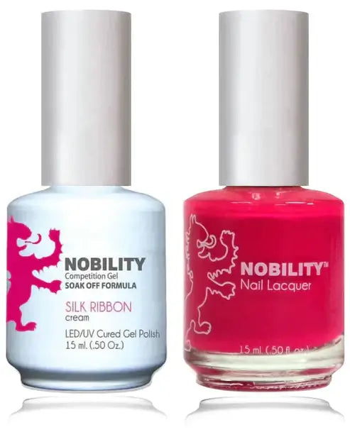 Lechat Nobility Gel Polish & Nail Lacquer - Silk Ribbon 0.5 oz - #NBCS061 - Premier Nail Supply 