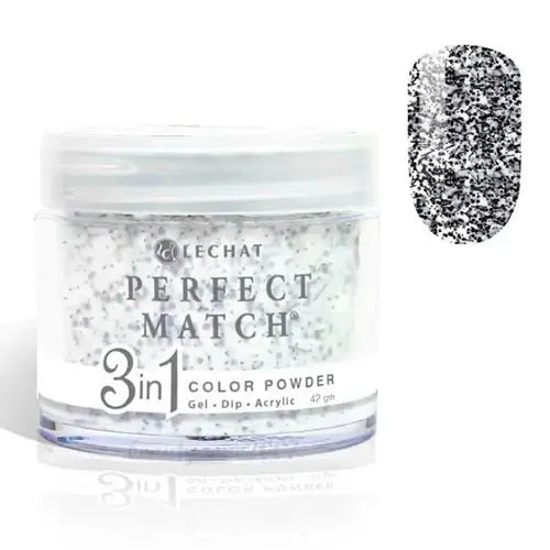 Lechat Perfect Match Dip Powder - Black Tie Affair 1.48 oz - #PMDP138 - Premier Nail Supply 