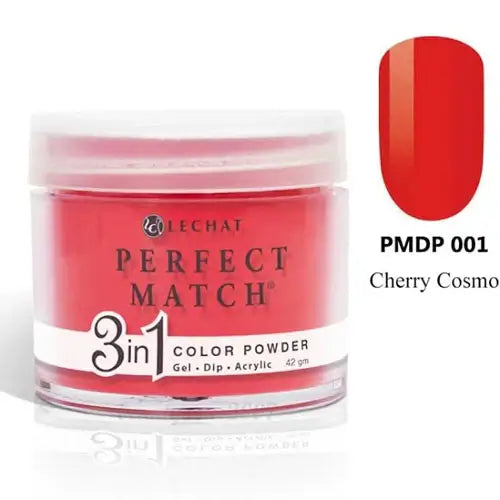 Lechat Perfect Match Dip Powder - Cherry Cosmo 1.48 oz - #PMDP001 - Premier Nail Supply 
