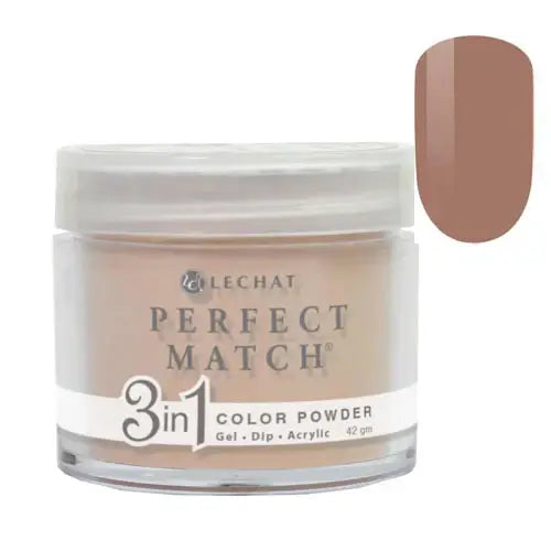 Lechat Perfect Match Dip Powder - Cocoa Kisses 1.48 oz - #PMDP216 - Premier Nail Supply 