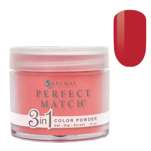 Lechat Perfect Match Dip Powder - Fiery Begonia 1.48 oz - #PMDP252 - Premier Nail Supply 