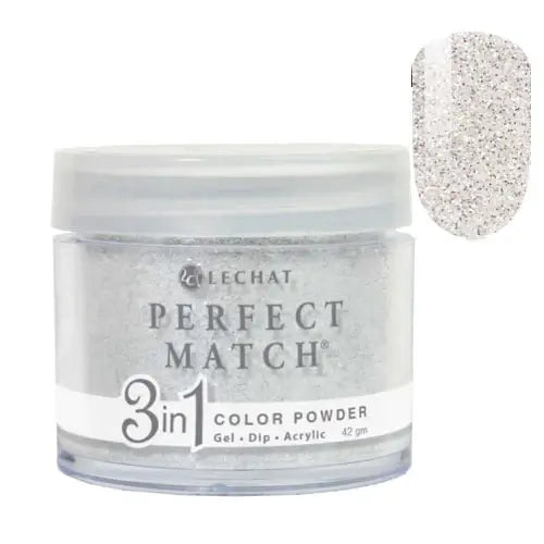 Lechat Perfect Match Dip Powder - Frosted Diamonds 1.48 oz - #PMDP163 - Premier Nail Supply 