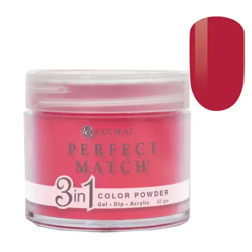 Lechat Perfect Match Dip Powder - Lady In Red 1.48 oz - #PMDP188 - Premier Nail Supply 