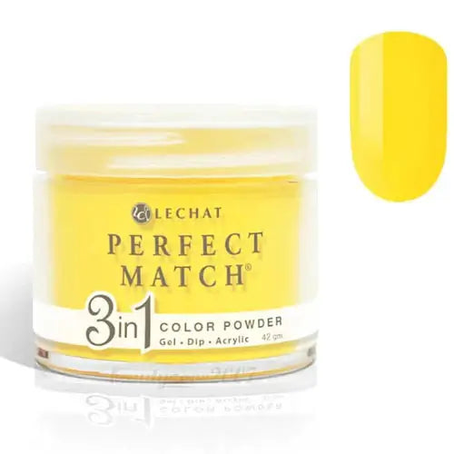 Lechat Perfect Match Dip Powder - Lemon Drop 1.48 oz - #PMDP118 - Premier Nail Supply 
