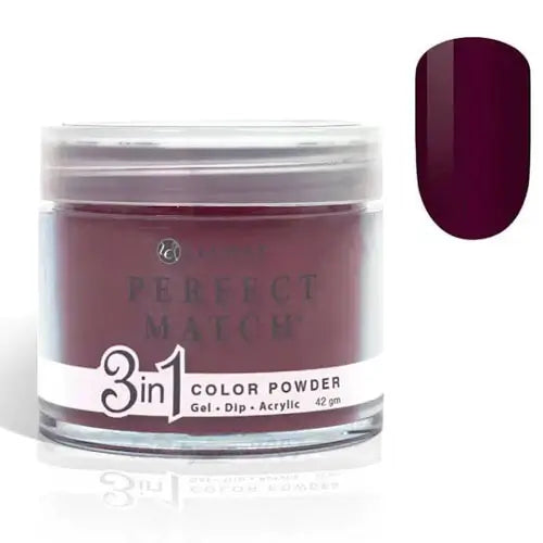 Lechat Perfect Match Dip Powder - Maroonscape 1.48 oz - #PMDP132 - Premier Nail Supply 