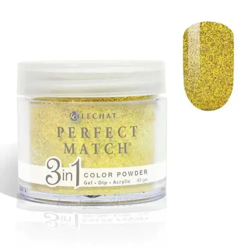 Lechat Perfect Match Dip Powder - Seriously Golden 1.48 oz - #PMDP056 - Premier Nail Supply 