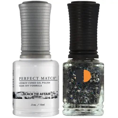Lechat Perfect Match Gel Polish & Nail Lacquer - Black Tie Affair 0.5 oz - #PMS138 - Premier Nail Supply 