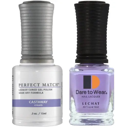 Lechat Perfect Match Gel Polish & Nail Lacquer - Castaway 0.5 oz - #PMS154 - Premier Nail Supply 