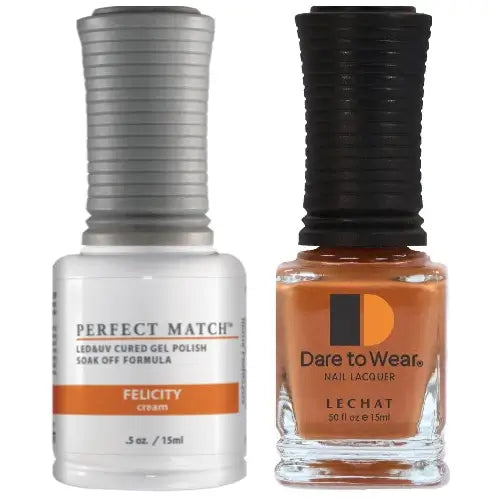 Lechat Perfect Match Gel Polish & Nail Lacquer - Felicity 0.5 oz - #PMS205 - Premier Nail Supply 