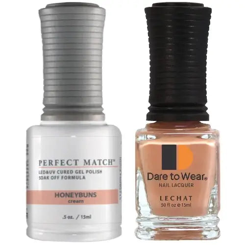 Lechat Perfect Match Gel Polish & Nail Lacquer - Honeybuns 0.5 oz - #PMS215 - Premier Nail Supply 