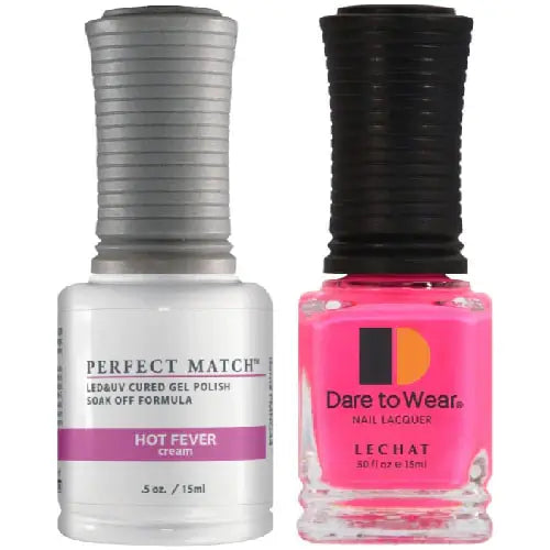 Lechat Perfect Match Gel Polish & Nail Lacquer - Hot Fever 0.5 oz - #PMS044 - Premier Nail Supply 