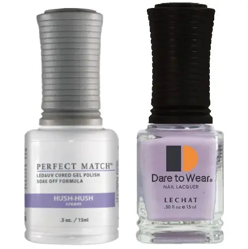 Lechat Perfect Match Gel Polish & Nail Lacquer - Hush - Hush 0.5 oz - #PMS244 - Premier Nail Supply 