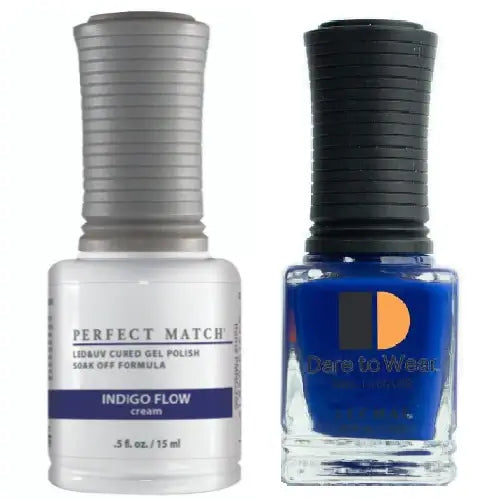 Lechat Perfect Match Gel polish & Nail Lacquer - Indigo Flow 0.5 oz - #PMS266 - Premier Nail Supply 