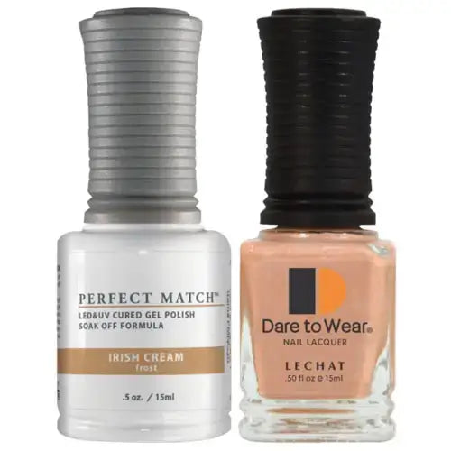 Lechat Perfect Match Gel Polish & Nail Lacquer - Irish Cream 0.5 oz - #PMS020 - Premier Nail Supply 