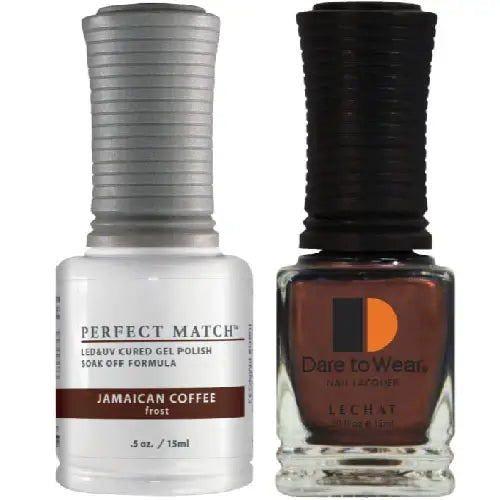 Lechat Perfect Match Gel Polish & Nail Lacquer - Jamaican Coffee 0.5 oz - #PMS032 - Premier Nail Supply 