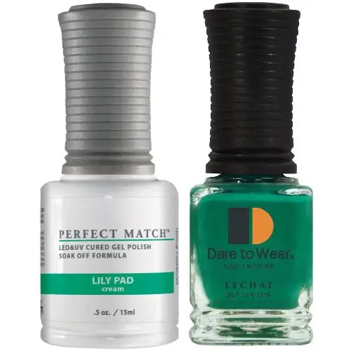 Lechat Perfect Match Gel Polish & Nail Lacquer - Lily Pad 0.5 oz - #PMS99 - Premier Nail Supply 