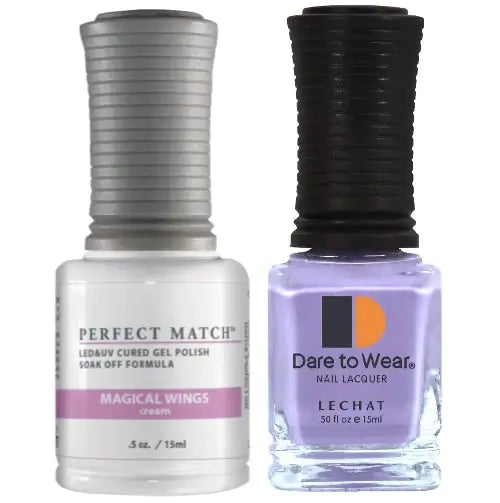 Lechat Perfect Match Gel Polish & Nail Lacquer - Magical Wings 0.5 oz - #PMS198 - Premier Nail Supply 