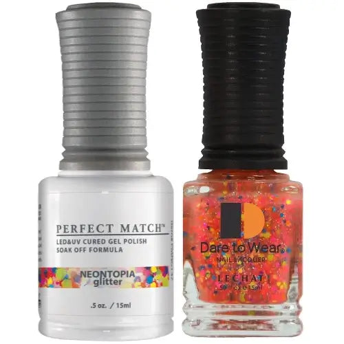 Lechat Perfect Match Gel Polish & Nail Lacquer - Neontopia 0.5 oz - #PMS137 - Premier Nail Supply 