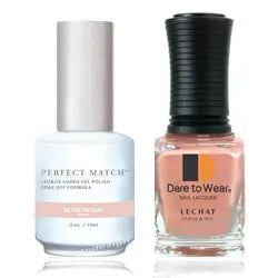 Lechat Perfect Match Gel Polish & Nail Lacquer - Nude Affair 0.5 oz - #PMS214 - Premier Nail Supply 