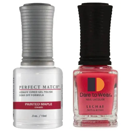 Lechat Perfect Match Gel Polish & Nail Lacquer - Painted Maple 0.5 oz - #PMS238 - Premier Nail Supply 