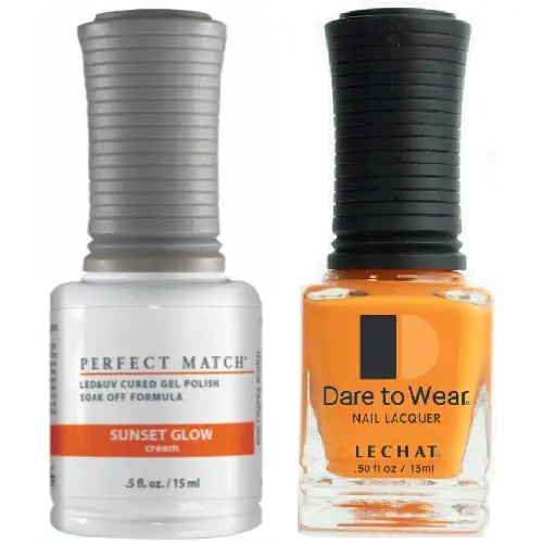 Lechat Perfect Match Gel Polish & Nail Lacquer - Sunset Glow 05 oz - #PMS268 - Premier Nail Supply 