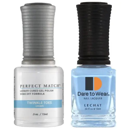 Lechat Perfect Match Gel Polish & Nail Lacquer - Twinkle Toes 0.5 oz - #PMS197 - Premier Nail Supply 