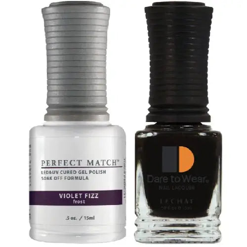 Lechat Perfect Match Gel Polish & Nail Lacquer - Violet Fizz 0.5 oz - #PMS031 - Premier Nail Supply 