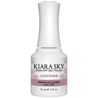 Kiara Sky Gelcolor - Mauve A Lil' Closer 0.5 oz - #G597 - Premier Nail Supply 