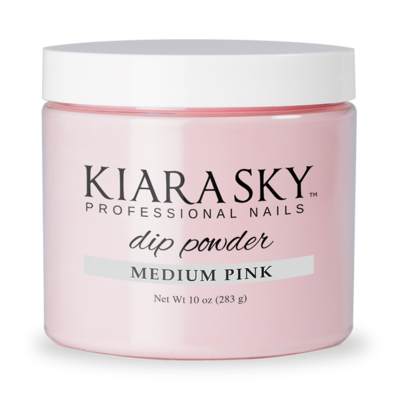 Kiara Sky - Dipping Powder - Medium PINK 10 oz - Premier Nail Supply 