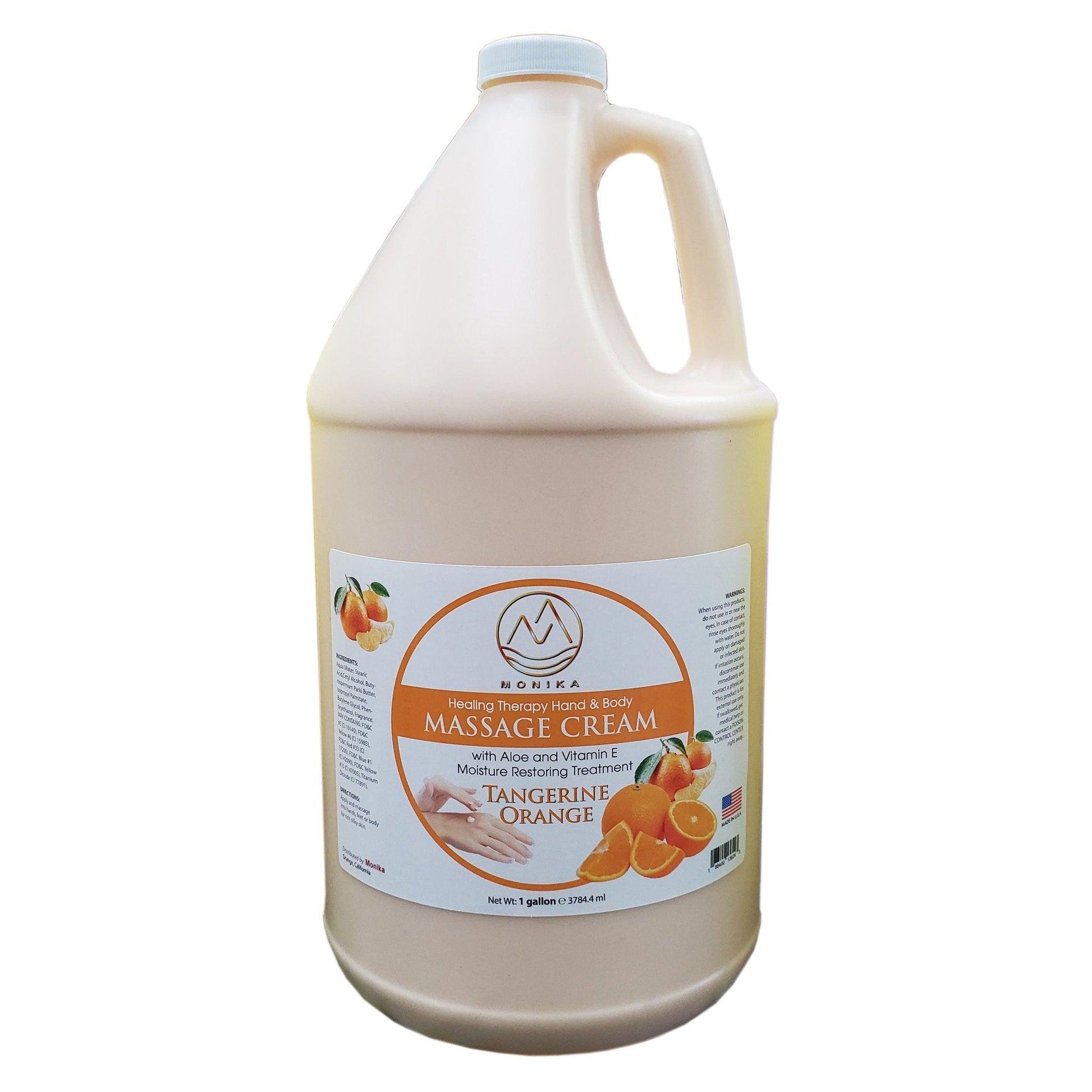 Monika Lotion Orange Tangerine Case 4 Gallon - Premier Nail Supply 