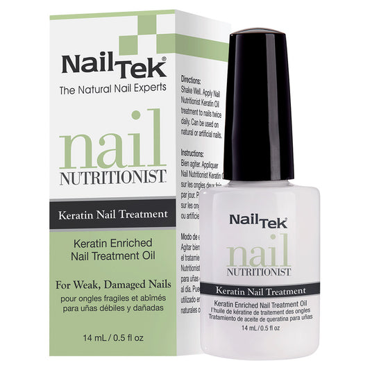 Nail Tek Nutritionist - Keratin Enriched Nail Treatment Oil 0.5 oz - Premier Nail Supply 