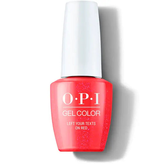 OPI Gelcolor - Left Your Test on Red 0.5 oz - #GCS010 - Premier Nail Supply 