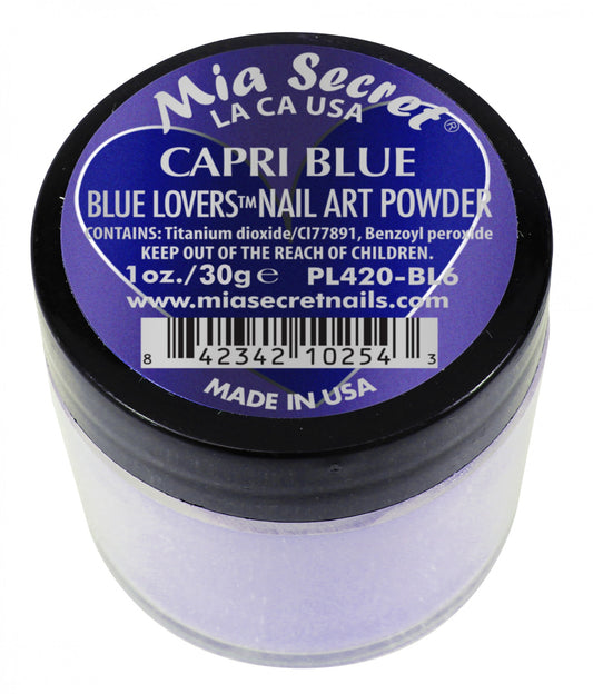 Mia Secret - Capri Blue Blue Lovers  Acrylic Powder 1 oz - #PL420-BL6 - Premier Nail Supply 