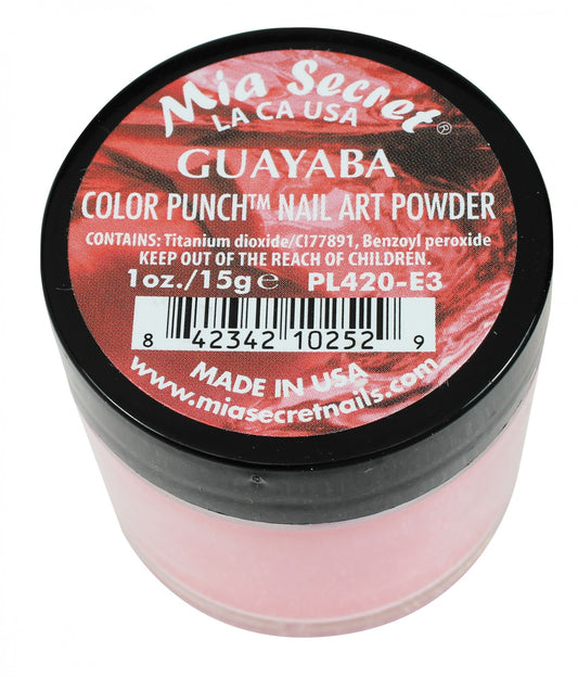 Mia Secret - Guayaba Color Punch Acrylic Powder 1 oz - #PL420-E3 - Premier Nail Supply 