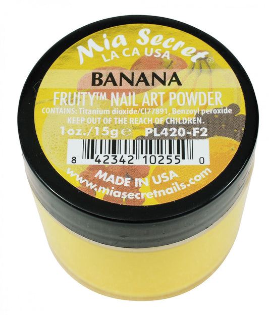 Mia Secret - Banana Fruity Acrylic Powder 1 oz - #PL420-F2 - Premier Nail Supply 