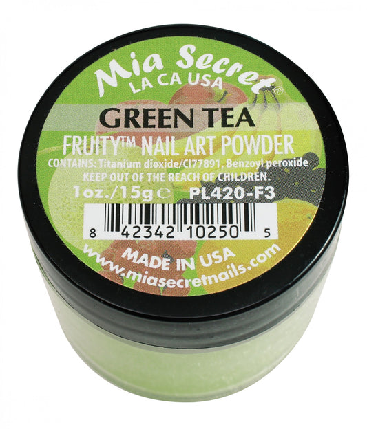Mia Secret - Green Tea Fruity Acrylic Powder 1 oz - #PL420-F3 - Premier Nail Supply 