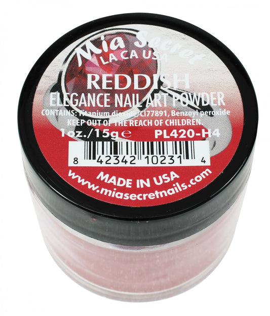 Mia Secret - Reddish Elegance Acrylic Powder 1 oz - #PL420-H4 - Premier Nail Supply 