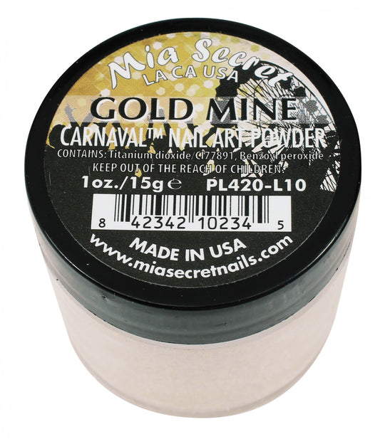 Mia Secret - Gold Mine Carnaval Acrylic Powder 1 oz - #PL420-L10 - Premier Nail Supply 